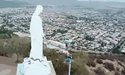 En Los Andes avanza construcción de dos nuevos miradores en el Cerro de la Virgen