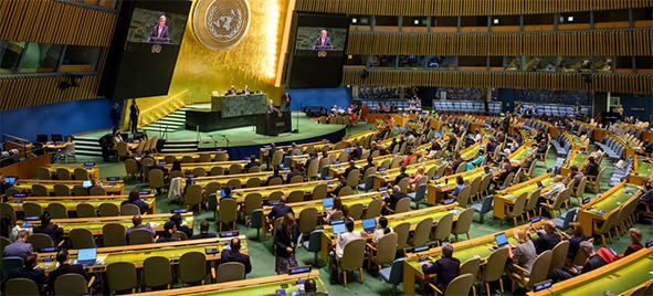 La Asamblea General de la ONU respalda la  solución de los dos Estados