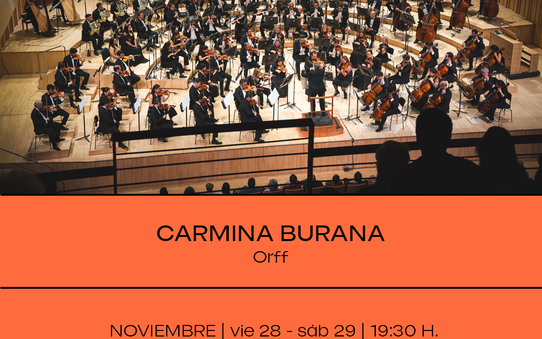 Con dos funciones agotadas Carmina Burana por primera vez en la Gran Sala Sinfónica Nacional