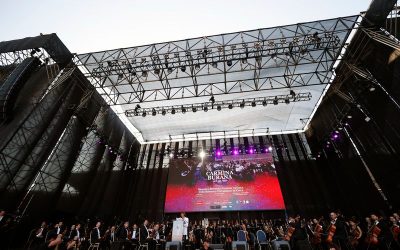 Evento histórico U. de Chile repitió éxito en el Estadio Nacional junto a la Orquesta Sinfónica y Coro Sinfónico