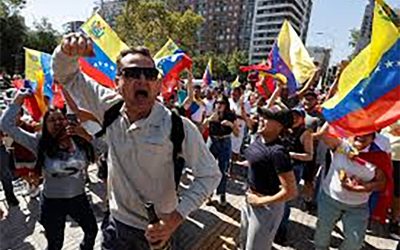 En Chile, miles de venezolanos celebran alborozados la detención de Nicolás Maduro