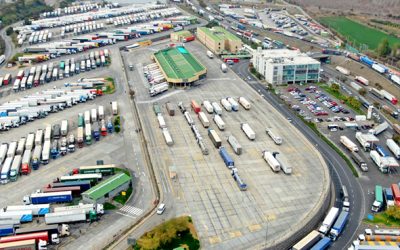 Ministro de Obras Públicas visitó la ampliación del Puerto Terrestre de los Andes