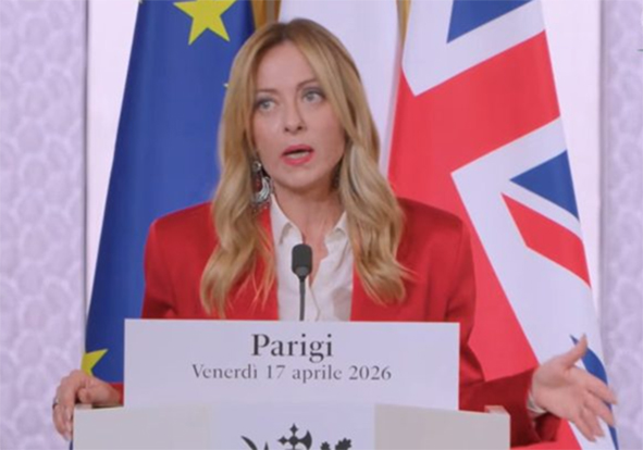 Giorgia Meloni: Conferencia sobre Navegación Marítima en el Estrecho de Ormuz