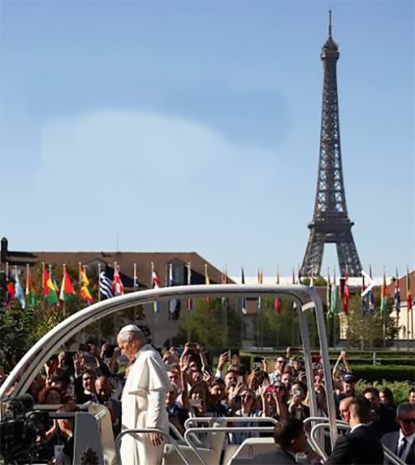 Francia: Miles de personas aclaman al Papa León  XIV en París